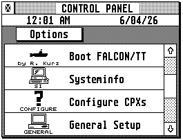 Control panel
