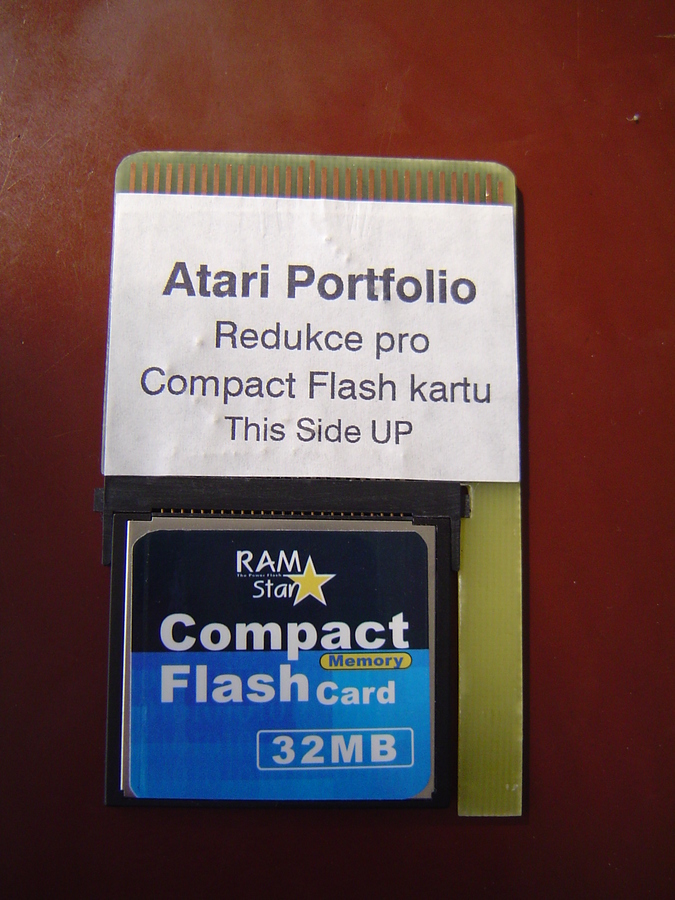 Compact Flash karta pro Portfolio