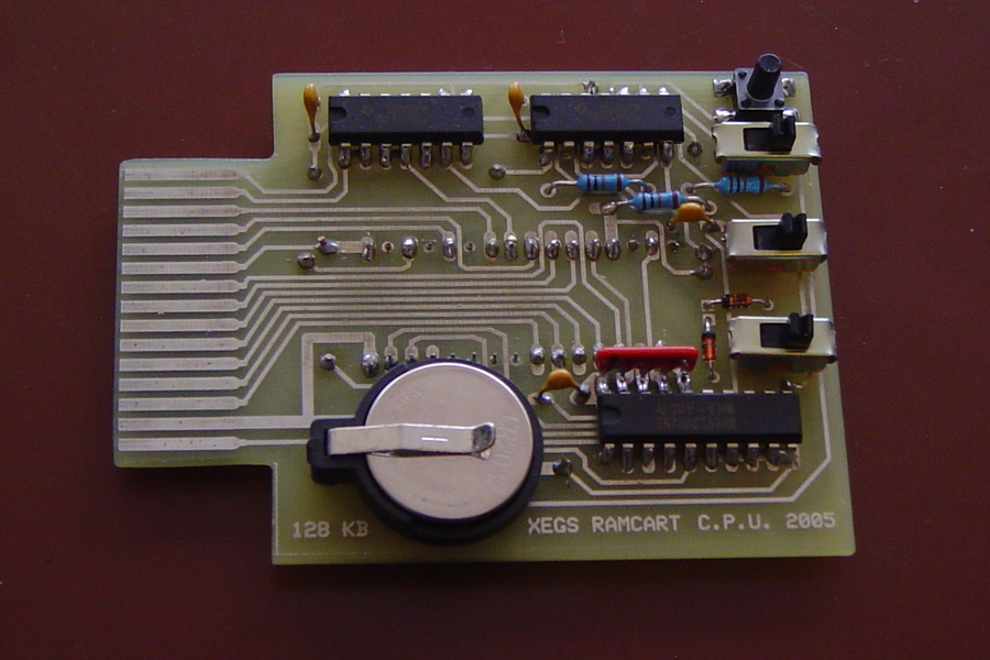 Prototype of XEGS RAMCART