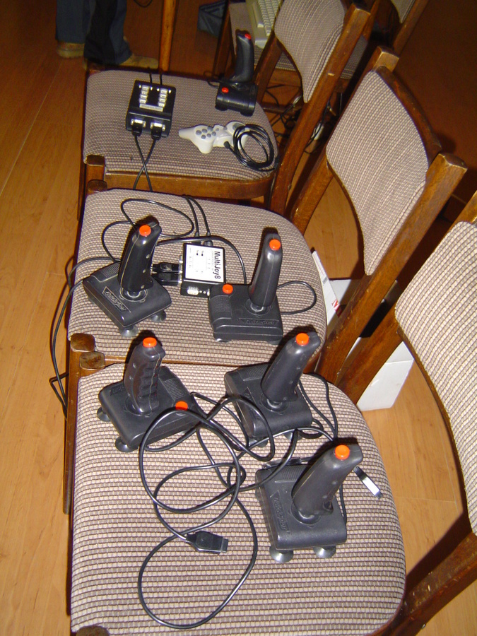 Forest of joysticks