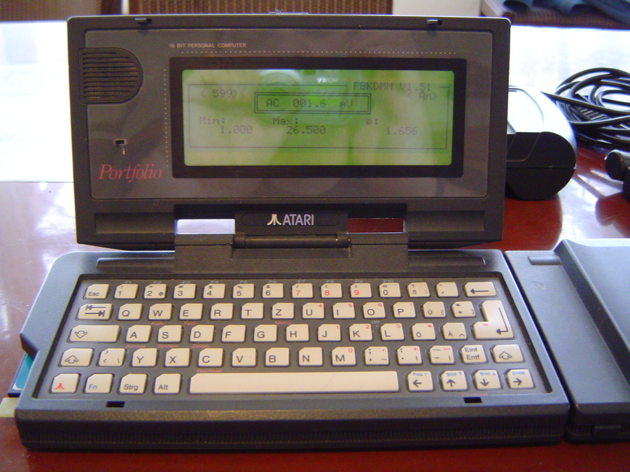 Atari Portfolio with LCD backlight
