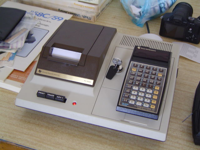 TI-59 with printer