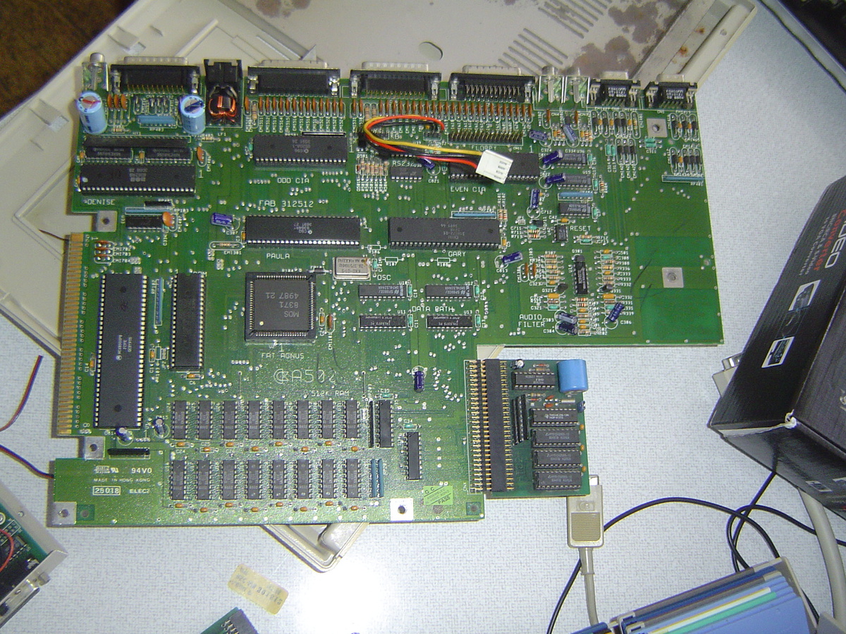 Amiga 500 motherboard