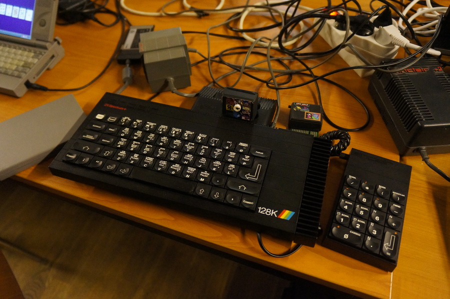 ZX Spectrum128K with numeric keyboard