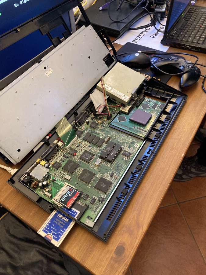 Amiga 1200 with Terrible Fire