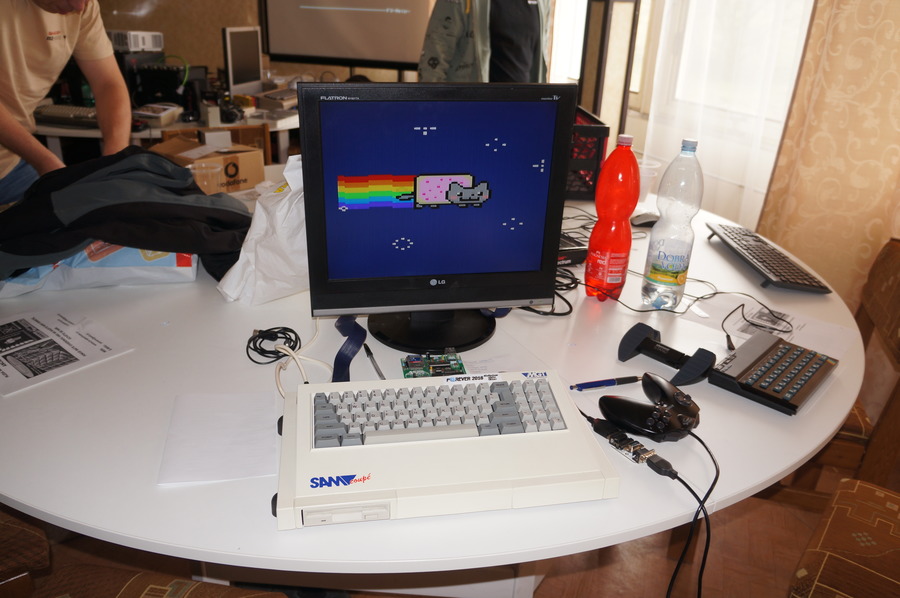 NyanCat on Sam Coupe