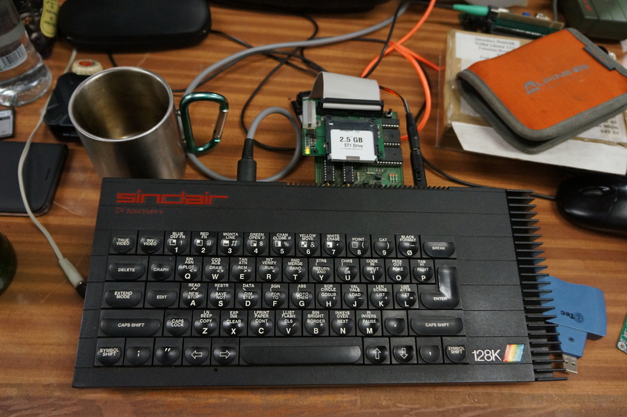 ZX Spectrum 128K with divide