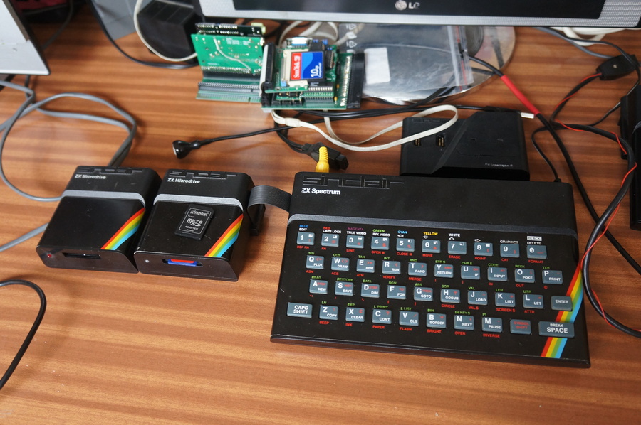 ZX Spectrum with microdrive