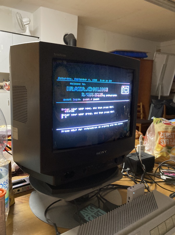 PLATO terminal on Atari with Fujinet