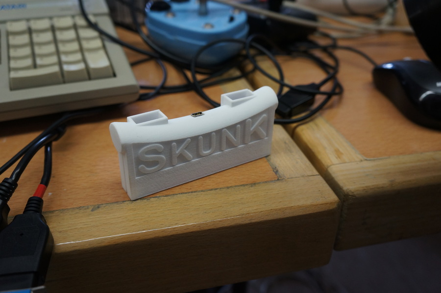 Skunk in 3D printed case