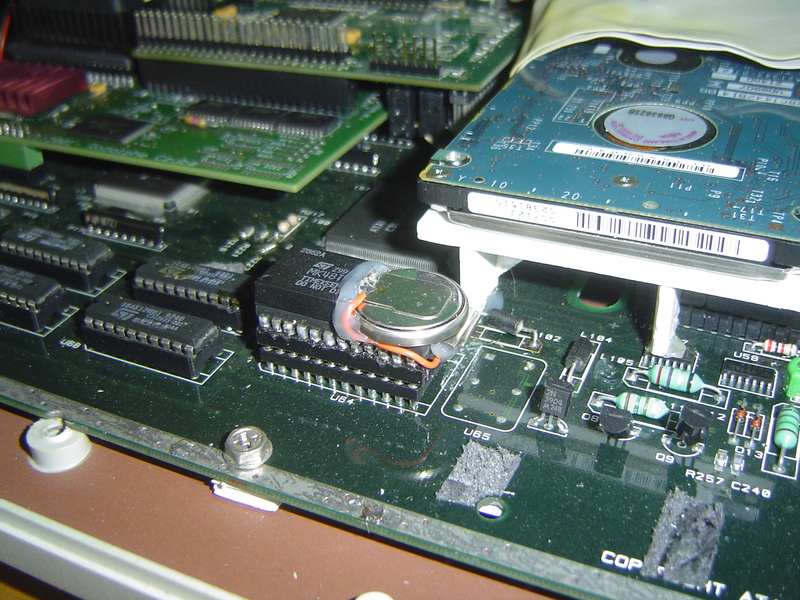 Atari Falcon patched NVRAM