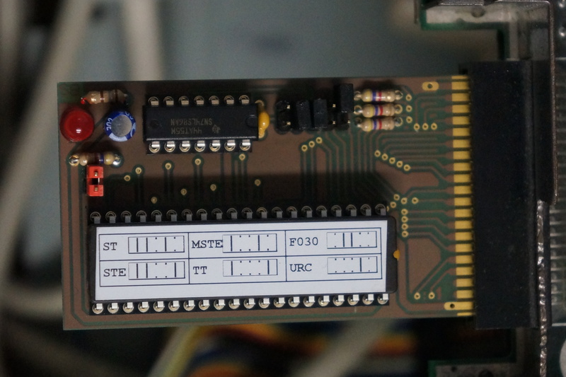 Universal test cartridge for TOS computers