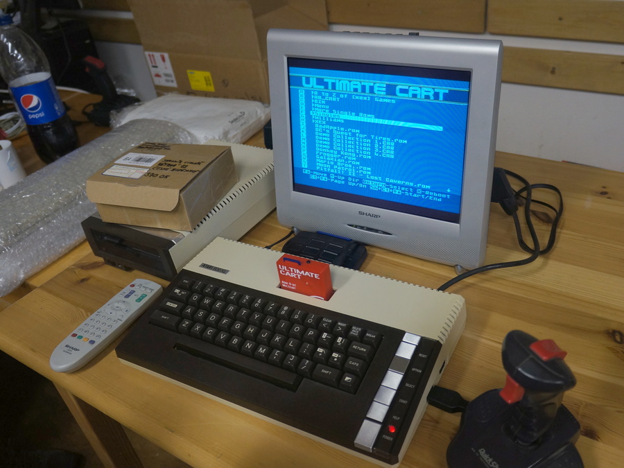 Atari 800XL with Ultimate cartridge