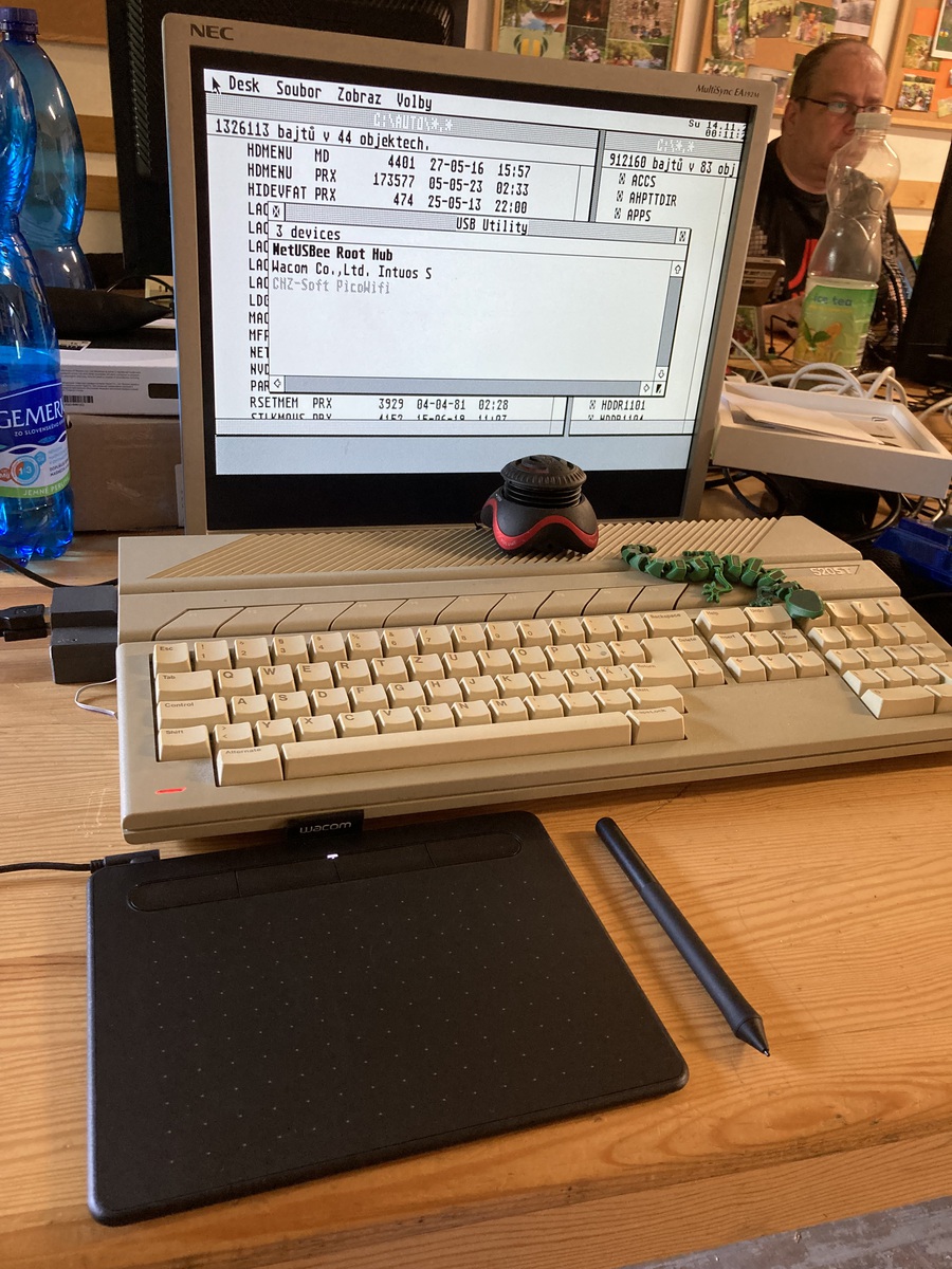 USB tablet to Atari ST with NetUSBee
